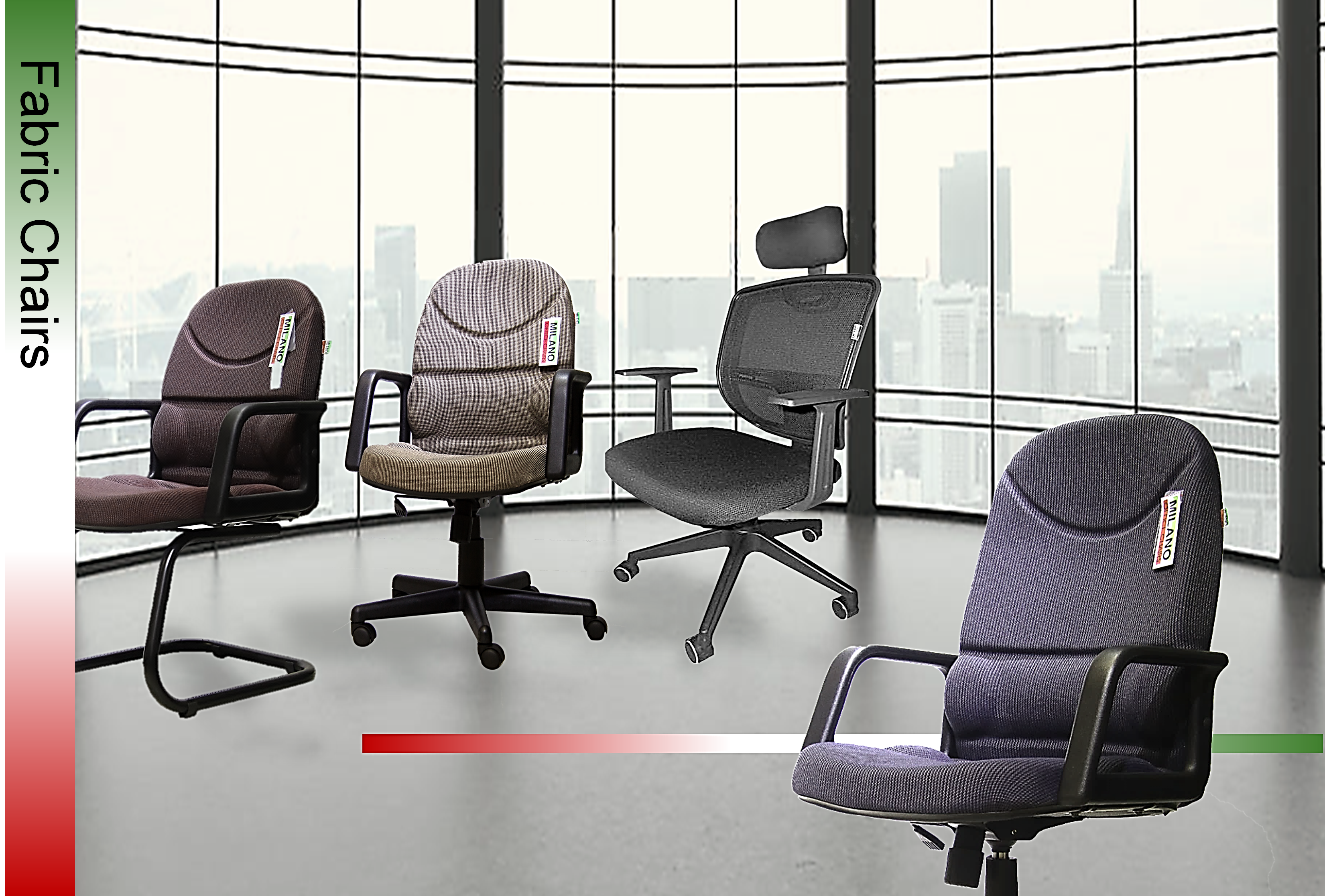 Milano exclusive fabric upholstery